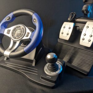 Ant Esports GW185 Racing Wheel, 270° Rotation, Gear Shifter, Pedals, Multi-Platf