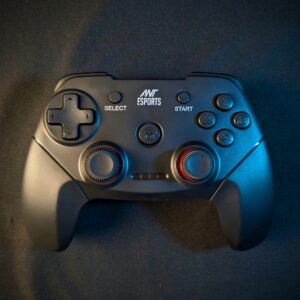 Ant Esports GP300 Pro Wireless Gamepad, 2.4GHz, Dual Vibration, 12H Battery, PC/