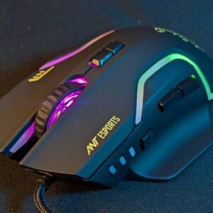 Ant Esports GM320 Fire Flare Wired Gaming Mouse, 12800 DPI, RGB, 8 Buttons