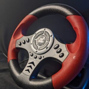 Ant Esports GW170 Racing Wheel, 180° Rotation, Gear Paddles, PC/Console Compatib
