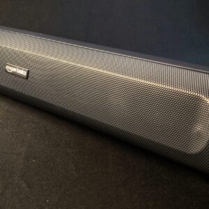 Amazon Basics SB20R Bluetooth Soundbar, 20W Output, RGB Lights, AUX/USB, 7H Batt