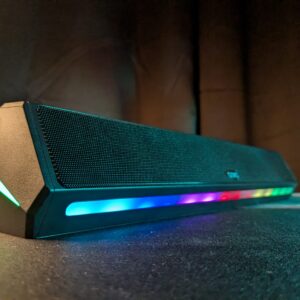 GOVO GoSurround 300 Bluetooth Soundbar, 25W, 2000mAh Battery, LED Lights, TWS