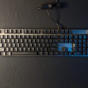 HP400F Mechanical Gaming Keyboard, RGB Backlit, Blue Switch, 104 Keys